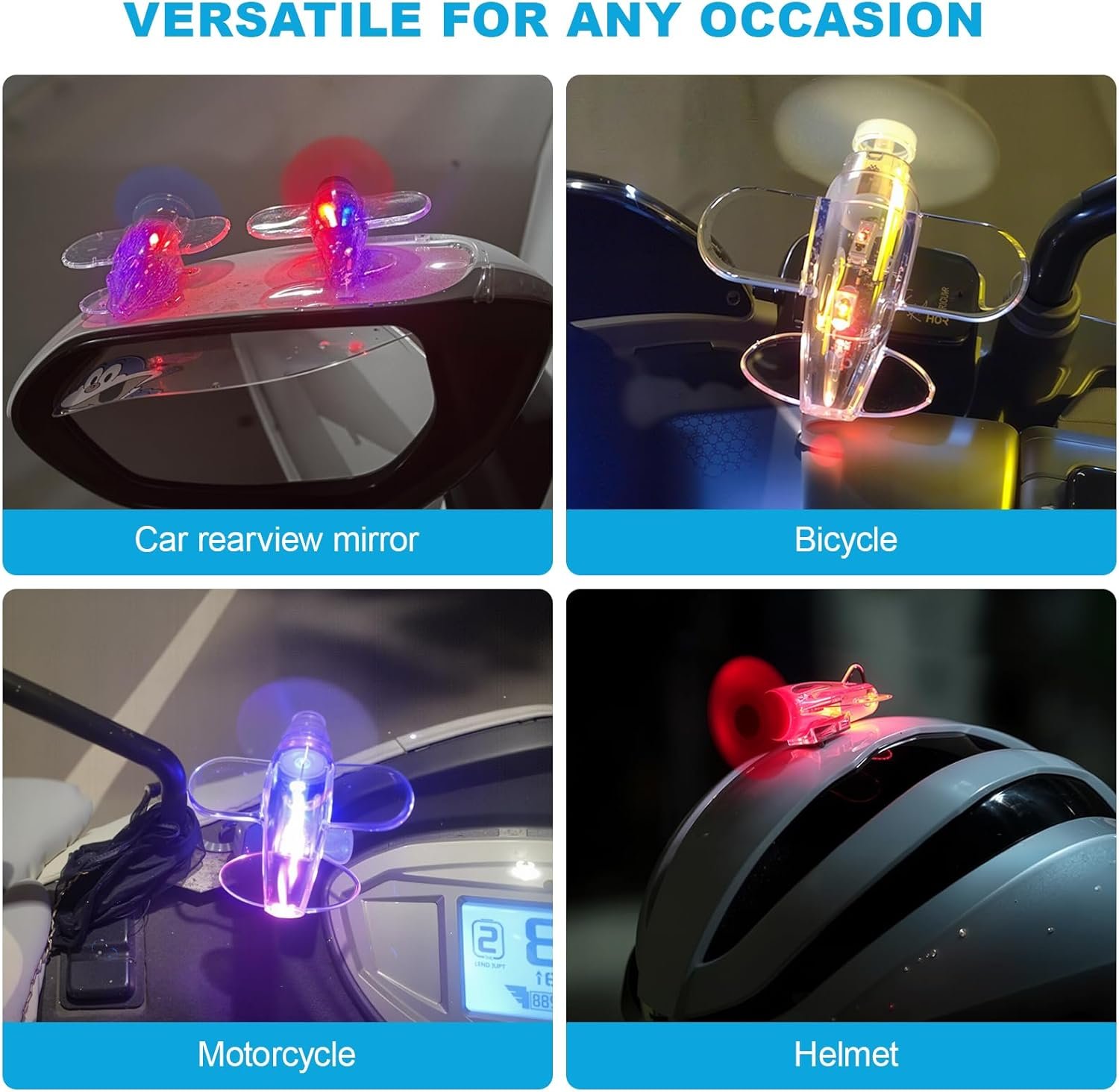 Creative Decor Wind Power Glowing Little Plane Toy - Image 8