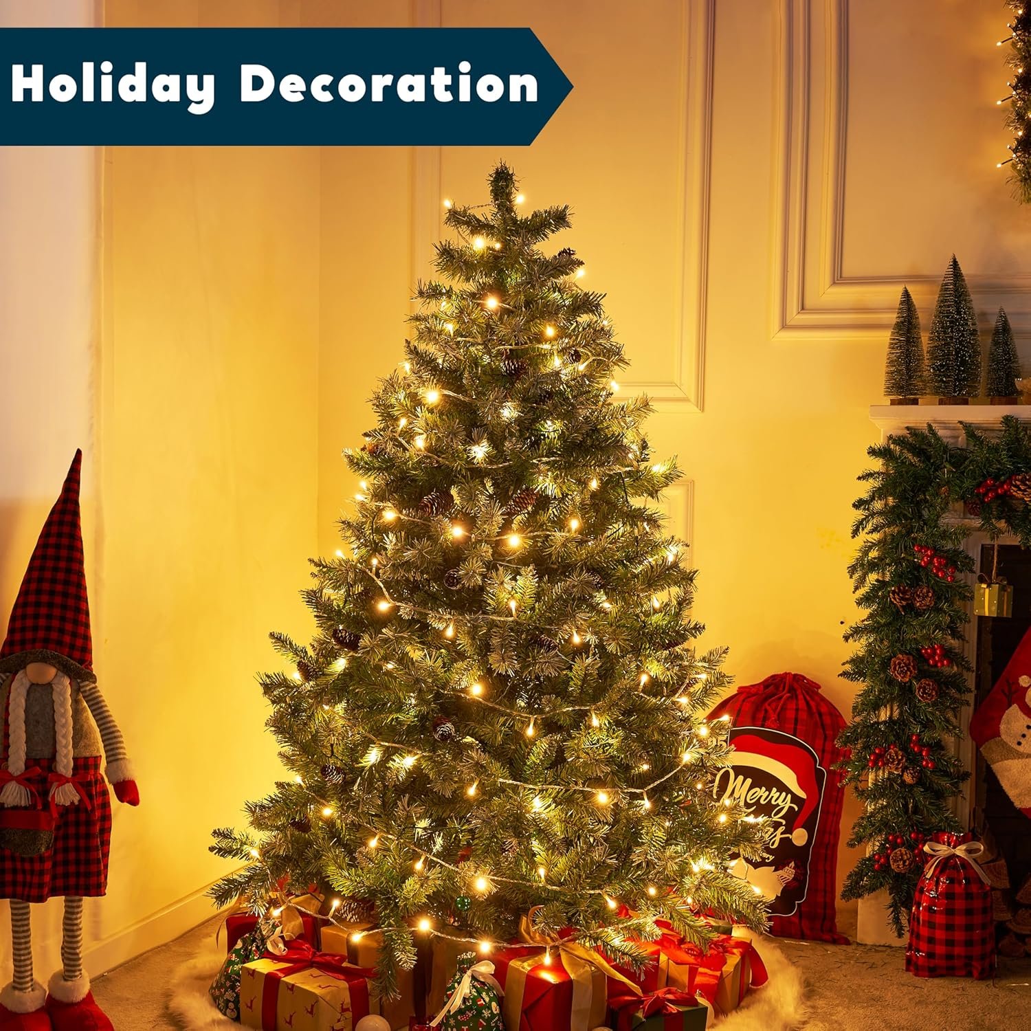 Multiple Colors and Sizes Christmas Fairy String Light: Home, Christmas Tree & Car Decor - Image 3