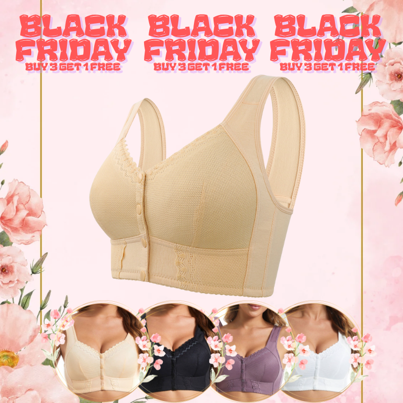 Upgraded Breathable Front Buckle Bra for Seniors