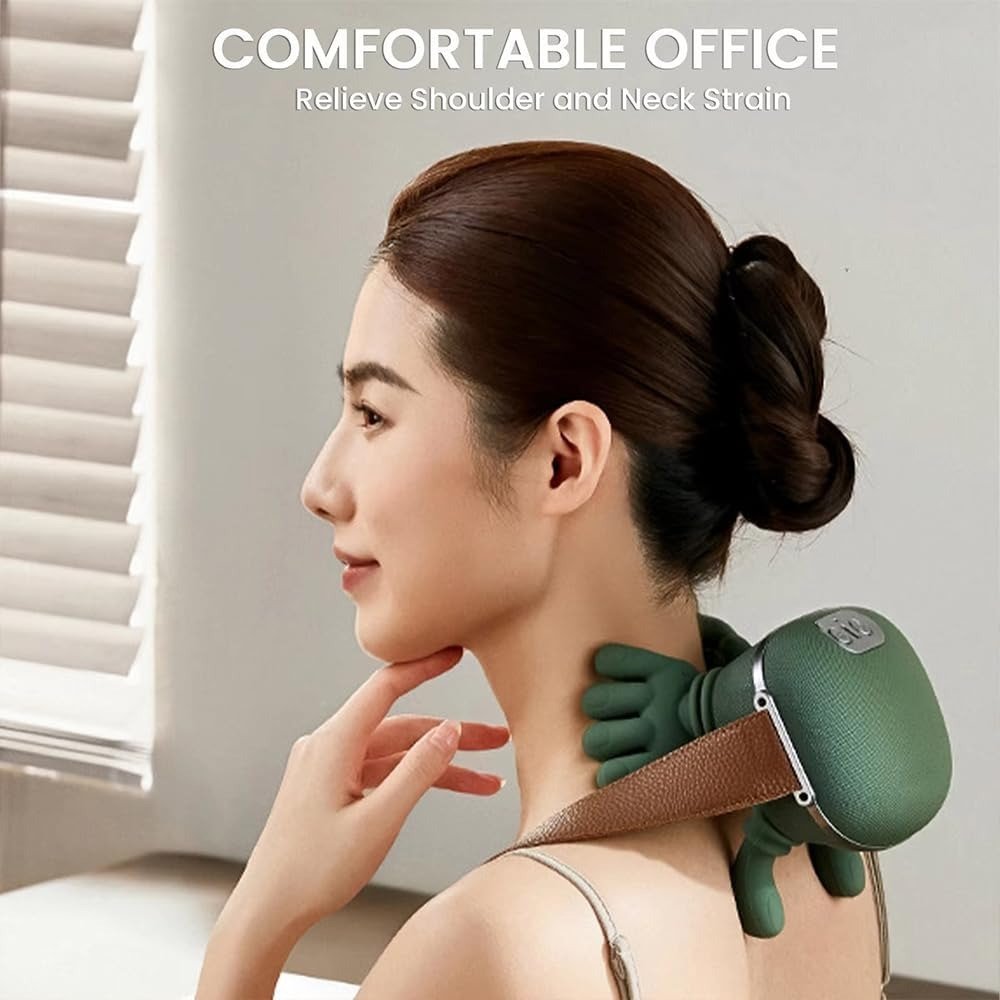 ✅ 3D Deep-Kneading Neck & Shoulder Massager: Relieve Tension, Stress in Minutes! - Image 3