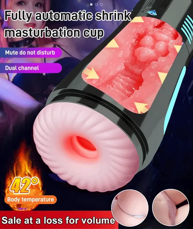 Discreet Automatic Massage Cup for Men
