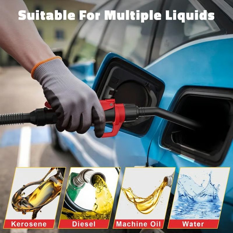 ✅ ⛽ Cordless Fuel Transfer Pump Compatible with DeWalt 20V & Milwaukee 18V Batteries - Image 4