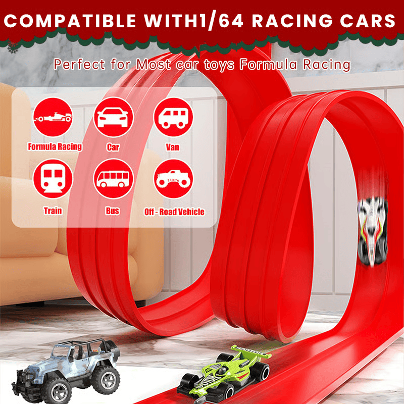 Fun Flexible DIY Race Car Track Toy 🚗✨ - Image 4