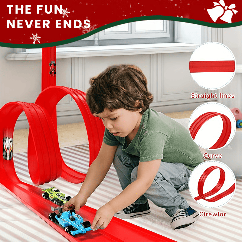 Fun Flexible DIY Race Car Track Toy 🚗✨ - Image 6
