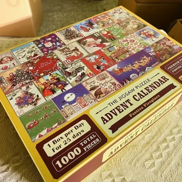 🎄🧩 Piece by Piece to Christmas: 1000pcs Jigsaw Puzzle Advent Calendar