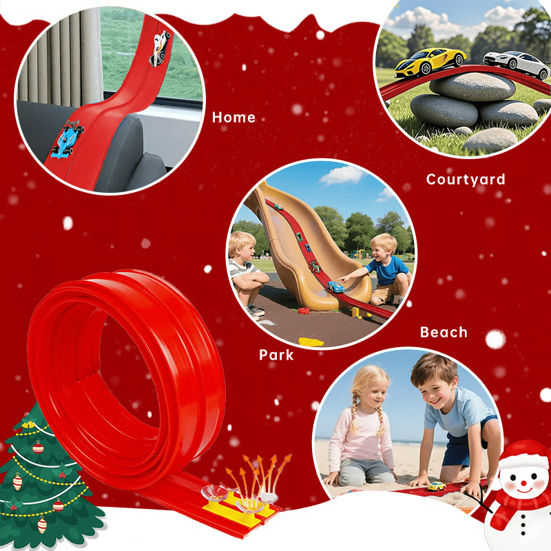 Fun Flexible DIY Race Car Track Toy 🚗✨ - Image 8