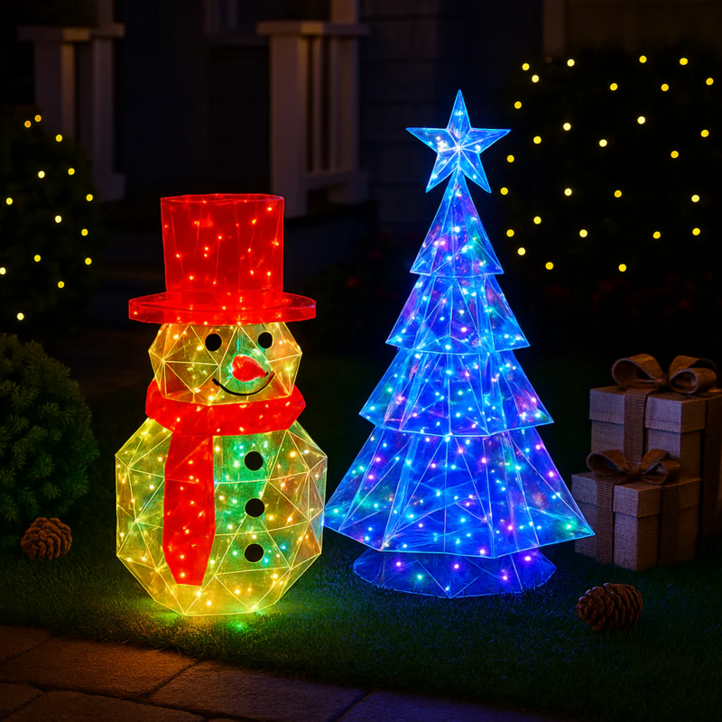 🎅 Limited Pre-Order ✨ Crystal Christmas Figures With Remote - Image 3