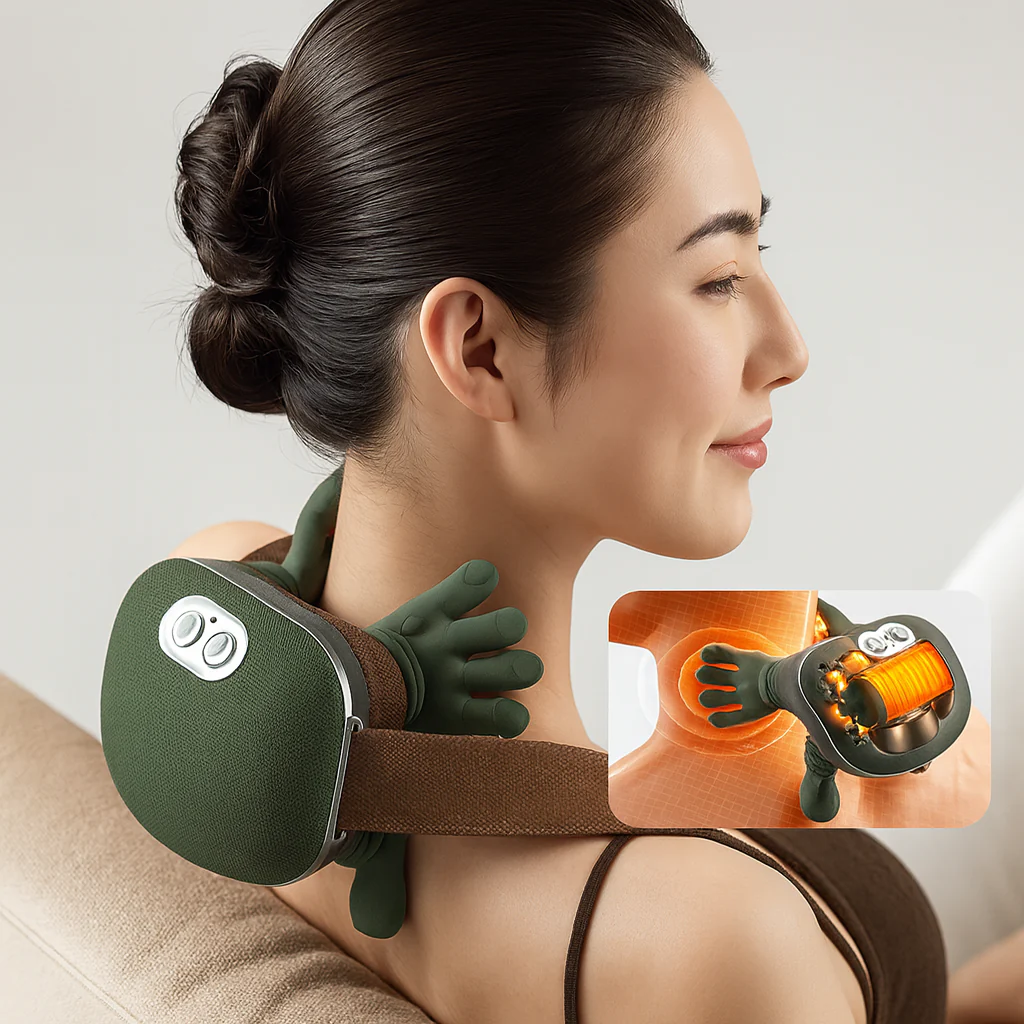 ✅ 3D Deep-Kneading Neck & Shoulder Massager: Relieve Tension, Stress in Minutes! - Image 2