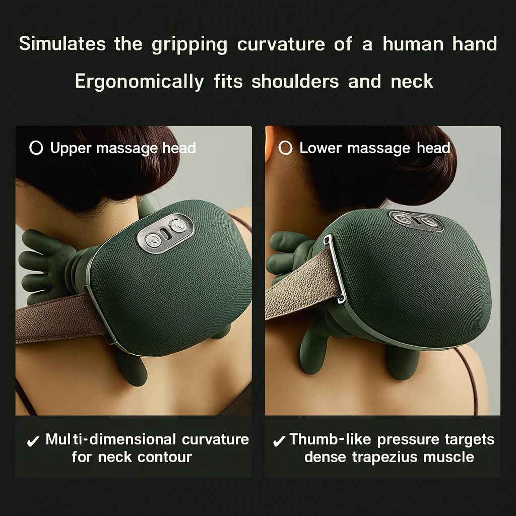 ✅ 3D Deep-Kneading Neck & Shoulder Massager: Relieve Tension, Stress in Minutes! - Image 5