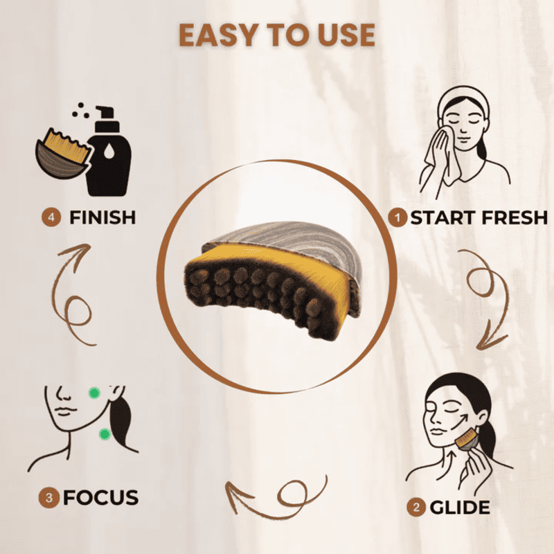 Handheld Lymphatic Brush for Facial Massage - Image 10