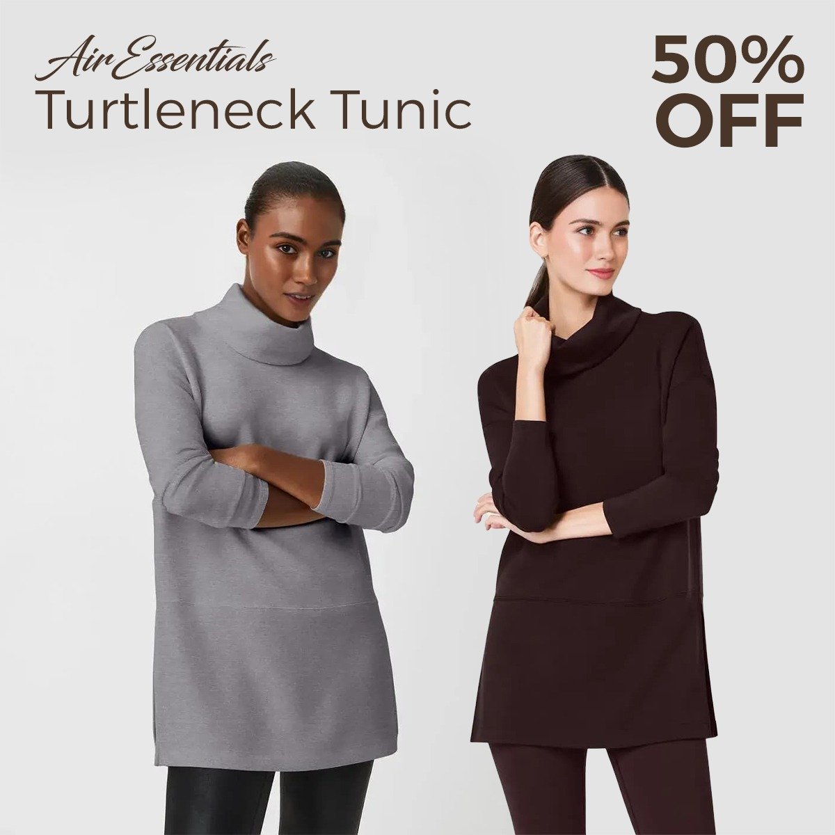 🎄 EARLY CHRISTMAS SALE 49% 🎁 AirEssentials Turtleneck Tunic - Image 27