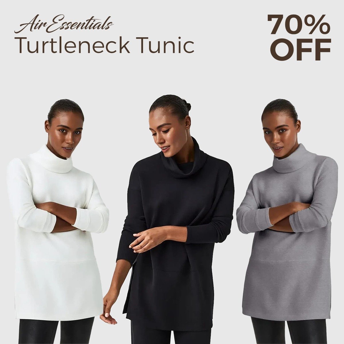🎄 EARLY CHRISTMAS SALE 49% 🎁 AirEssentials Turtleneck Tunic - Image 29