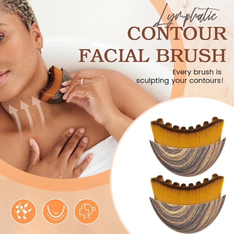 Handheld Lymphatic Brush for Facial Massage