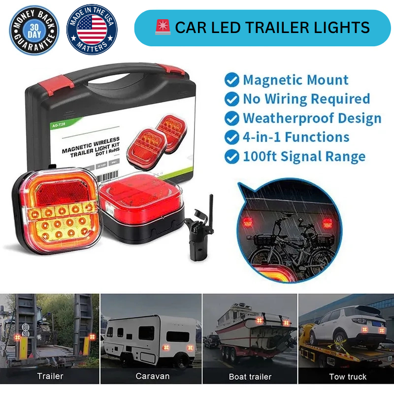 🎉 Last Day Promotion 50% OFF 🔥 Smart Magnetic Wireless Car LED Trailer Lights