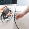 Rubber Noise-Isolation Chrome Car Door Edge Protection Strip