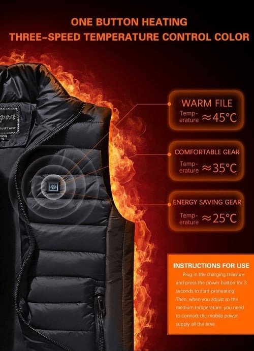🔥Early Access🔥2025 New Unisex Warming WinterGuard Heated Vest - Image 15