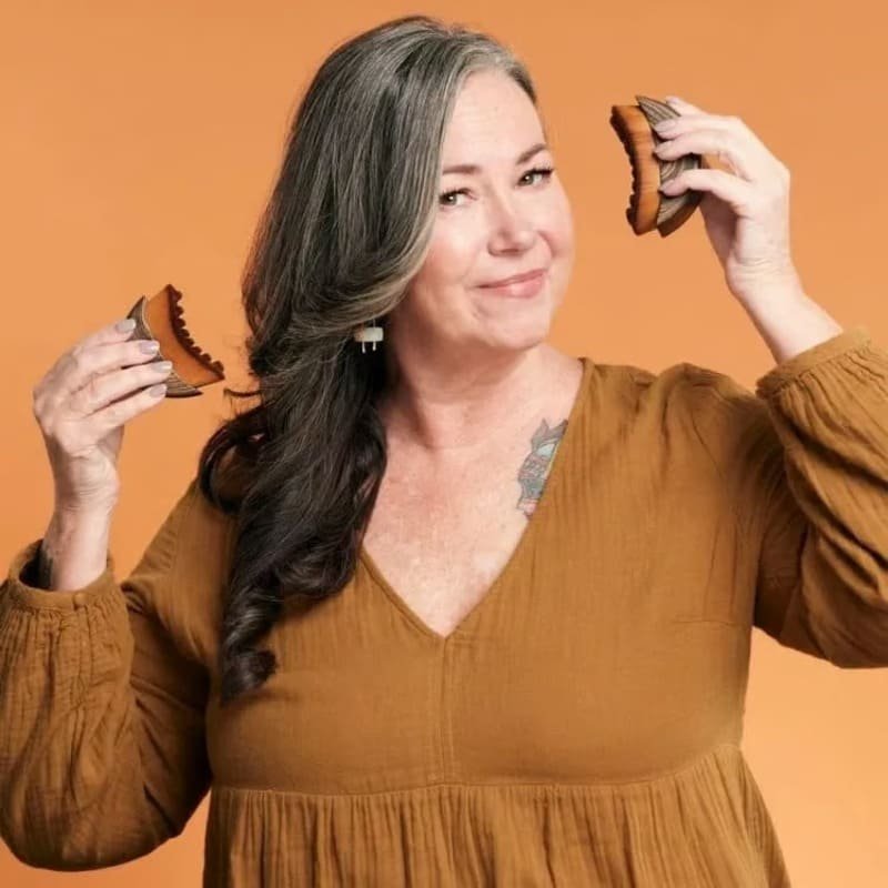 Handheld Lymphatic Brush for Facial Massage - Image 2