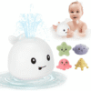 Water-Activated Luminous Whale Spray Bath Toy