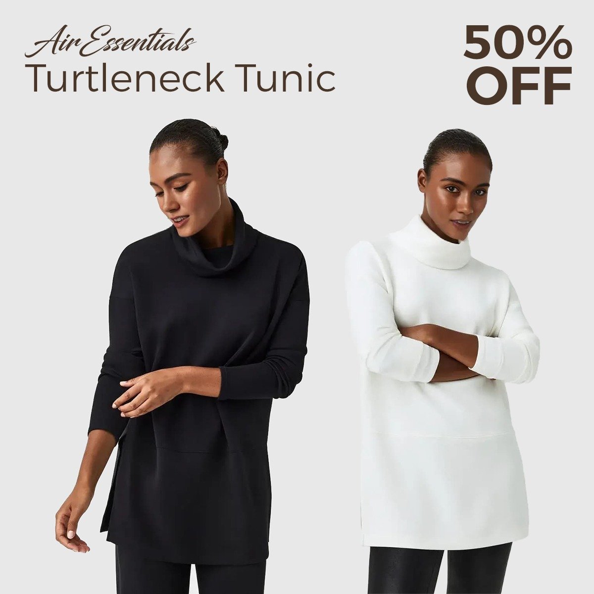 🎄 EARLY CHRISTMAS SALE 49% 🎁 AirEssentials Turtleneck Tunic - Image 26
