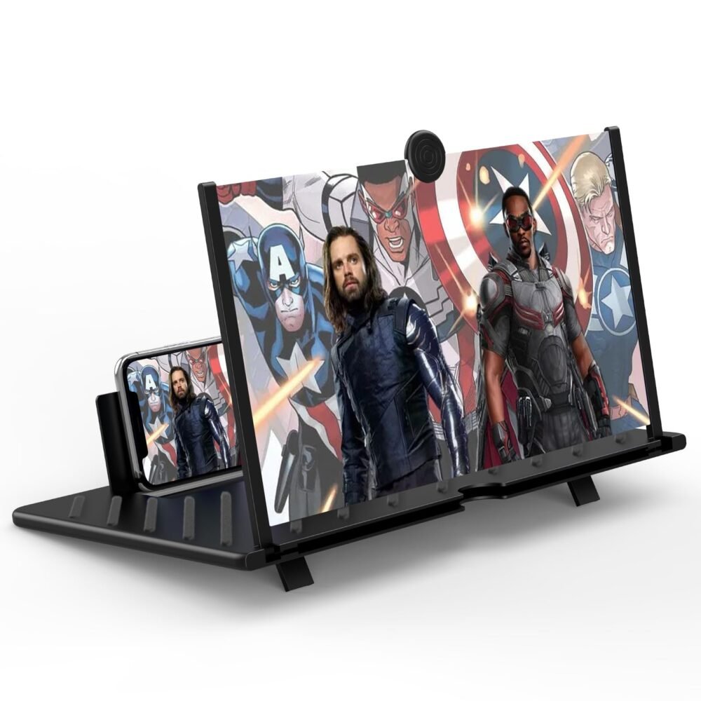 5X HD Phone Screen Magnifier & Holder