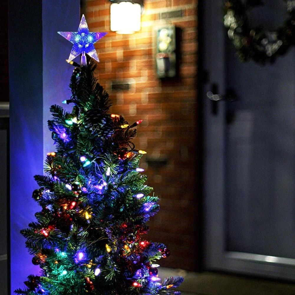 LED Christmas Glowing Tree Star Topper - Image 10