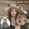 Cozy Reindeer Christmas Antler Hat for Winter