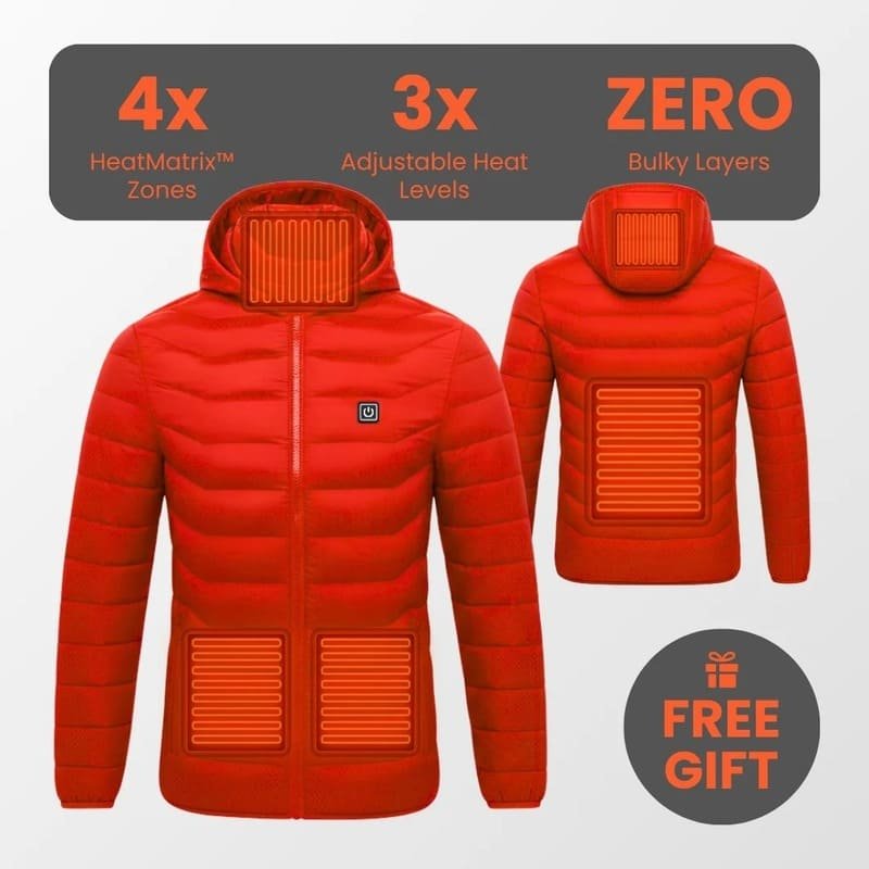 USB-Powered Heated Jacket with 3 Adjustable Heat Levels for Men and Women - Image 10