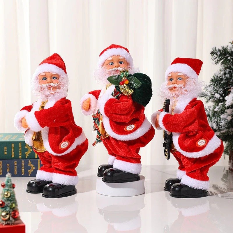 🎅✨Musical Animated Dancing Santa Claus Toy