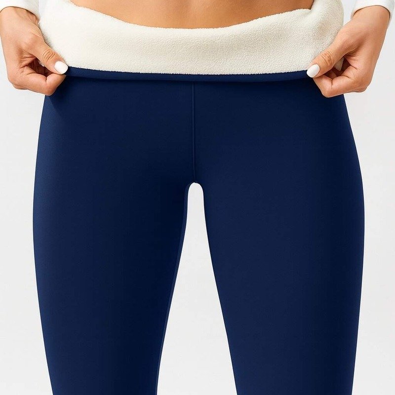 Women's Winter Warm High Waisted Fleece Leggings - Image 13