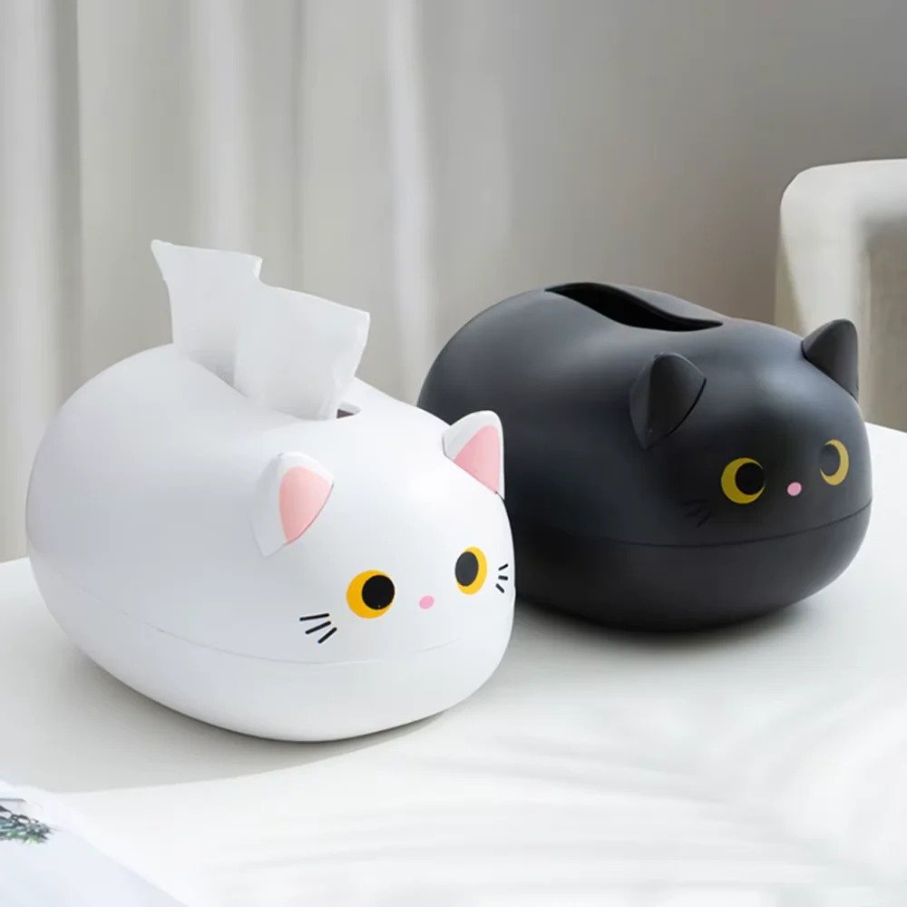 Creative Home Decoration Cute Cat Tissue Box