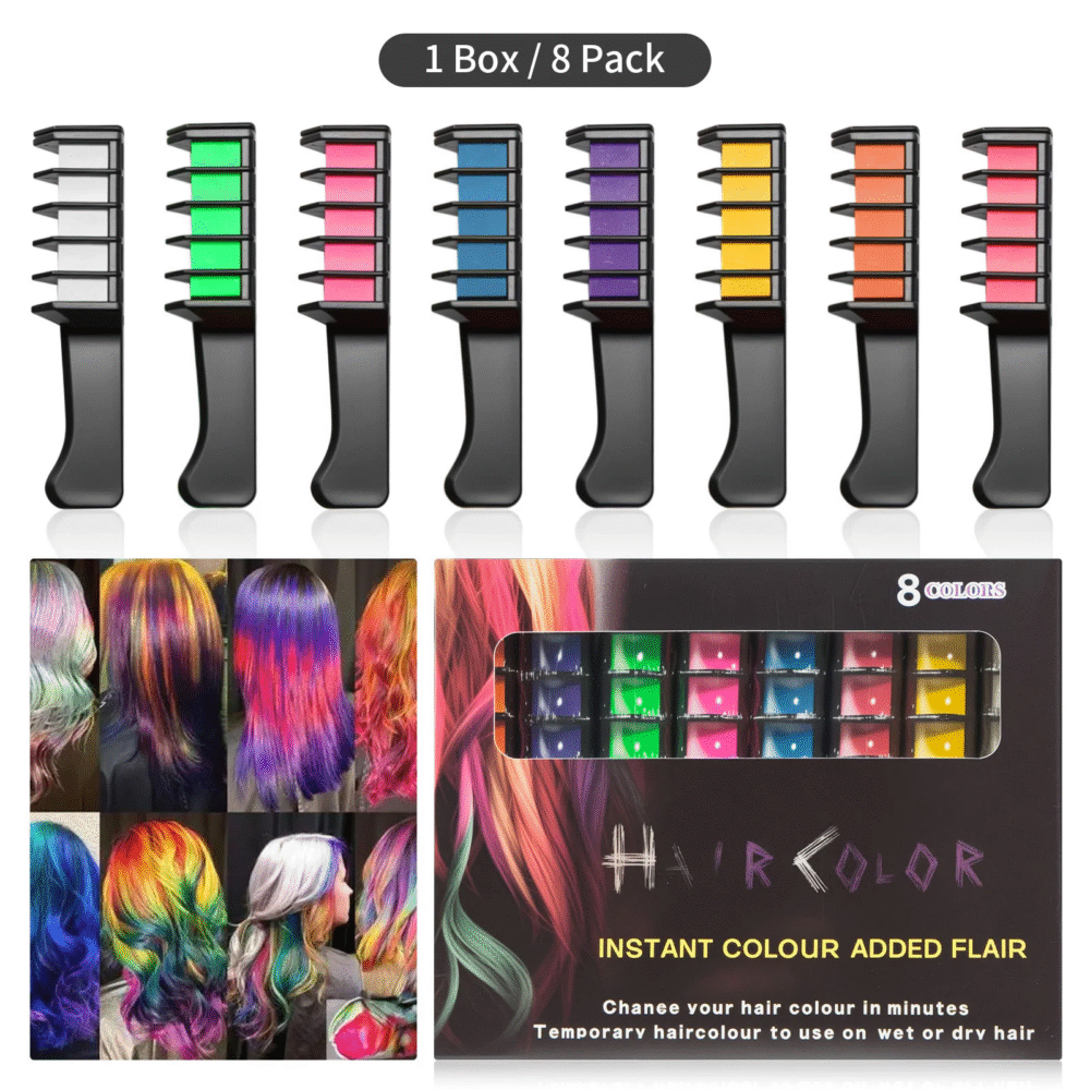 🎅Christmas Pre-sale-50% OFF✨ Temporary Hair Dye Chalk Comb (Cruelty Free)