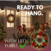 Holiday Door Hanging Artificial Christmas Wreaths