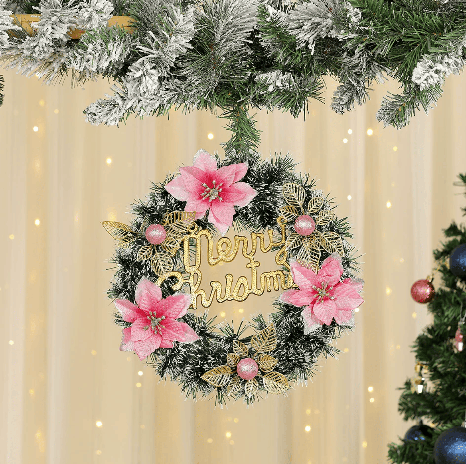 Holiday Door Hanging Artificial Christmas Wreaths - Image 8