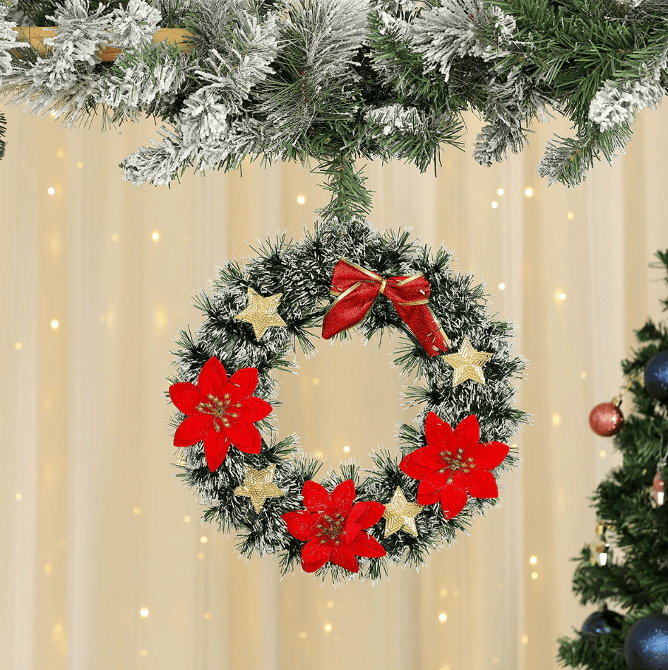 Holiday Door Hanging Artificial Christmas Wreaths - Image 7