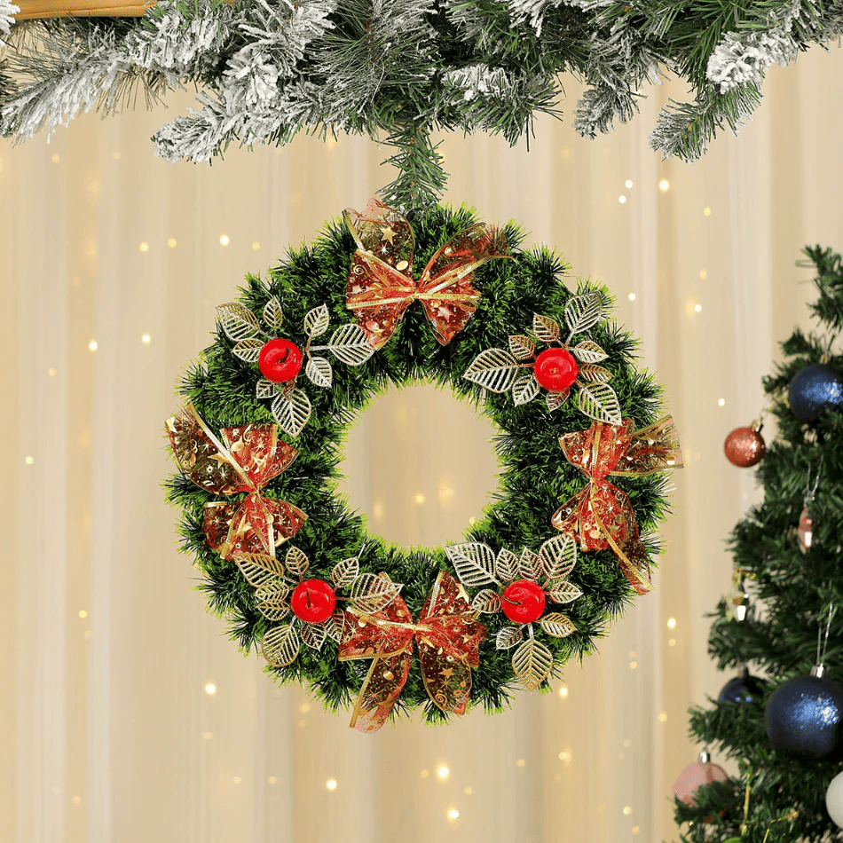 Holiday Door Hanging Artificial Christmas Wreaths - Image 6