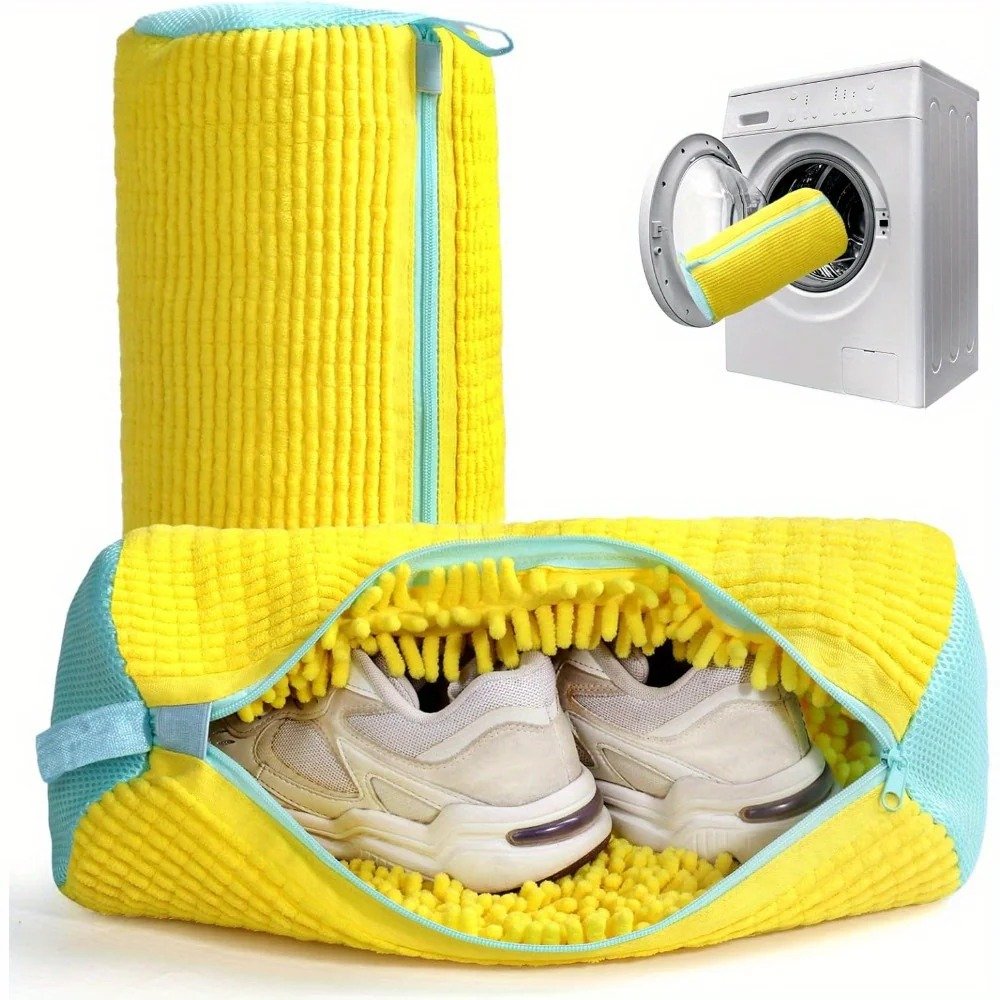 🧽Wash Buddy 🌀Durable Self Shoe Washing Machine Bag for All Shoe Types