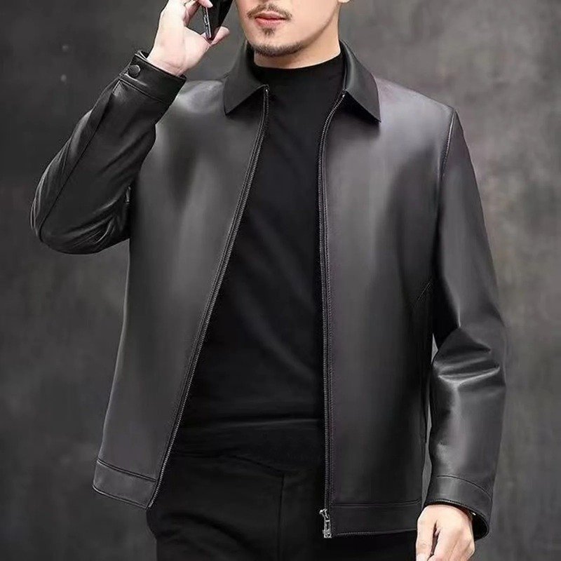 Men’s Fashion Leather Jacket for Everyday Outfits - Image 4
