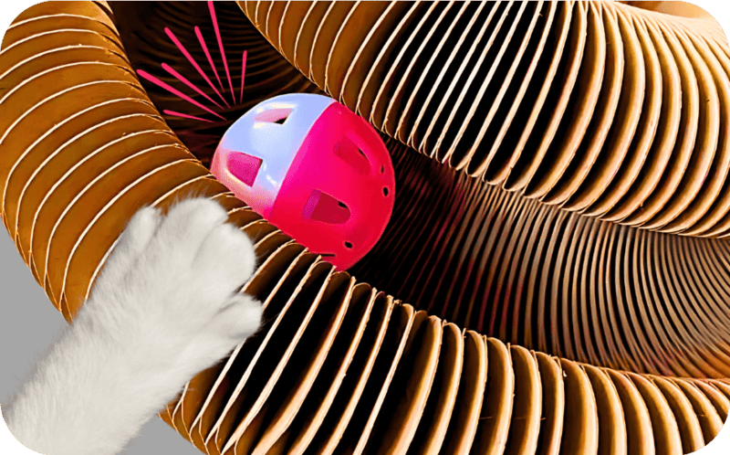 Honeycomb Cat Scratching Board for Claw Grinding & Play - Image 9