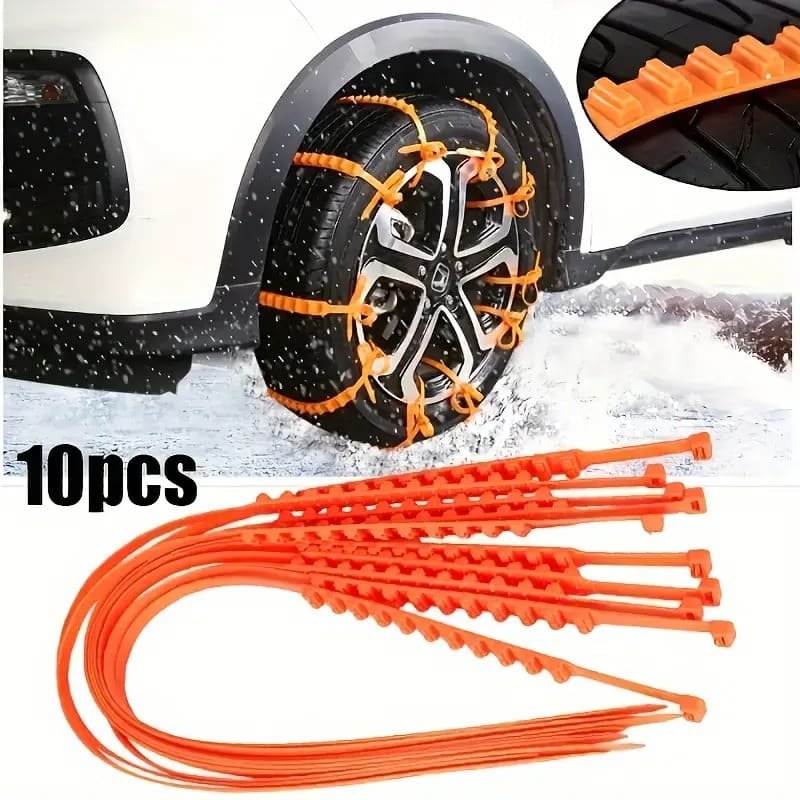 🔥2025 Winter Hot Sale❄️ Universal Reusable Nylon Car Anti Skid Chains