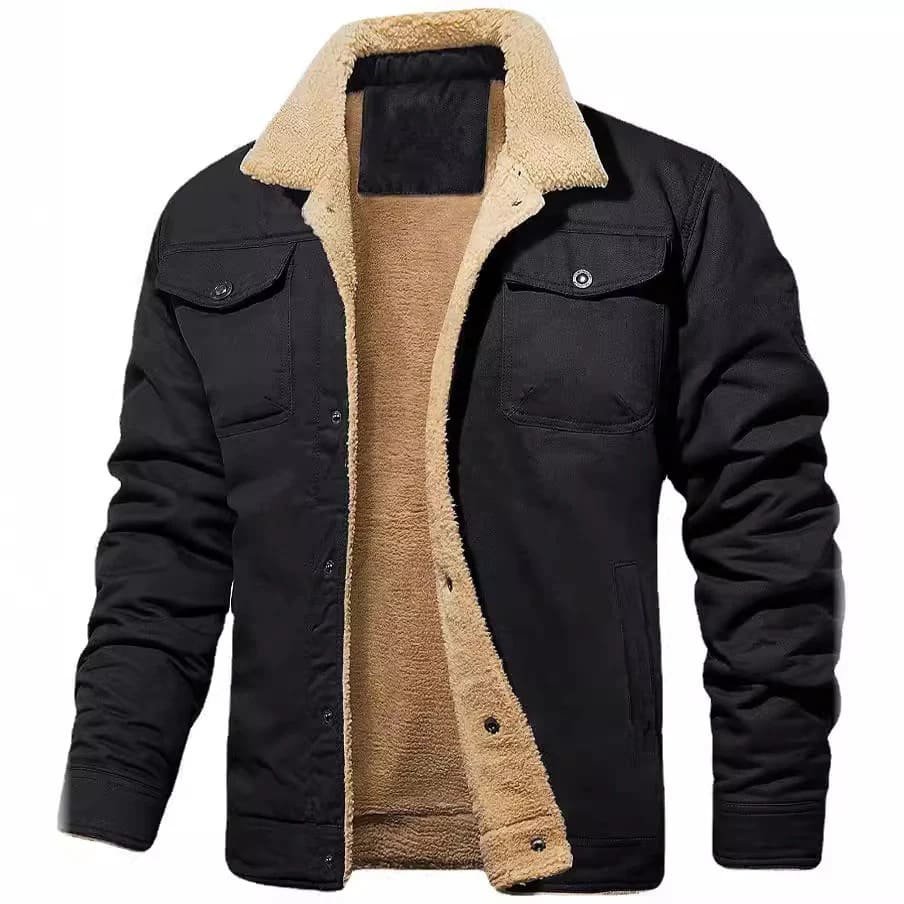 🔥HOT SALE 50% OFF 💖Men’s Warm Sherpa Lined Trucker Jacket Winter Coat