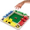 Multi-Player Wooden Shut The Box Game for Family Fun