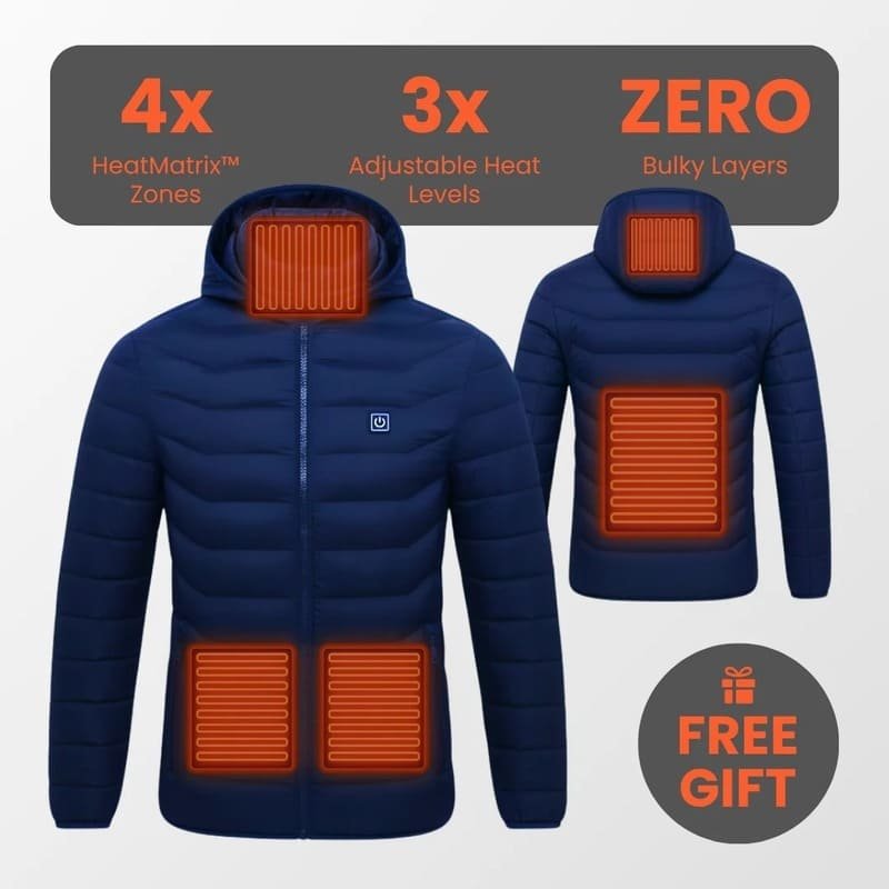 USB-Powered Heated Jacket with 3 Adjustable Heat Levels for Men and Women - Image 11