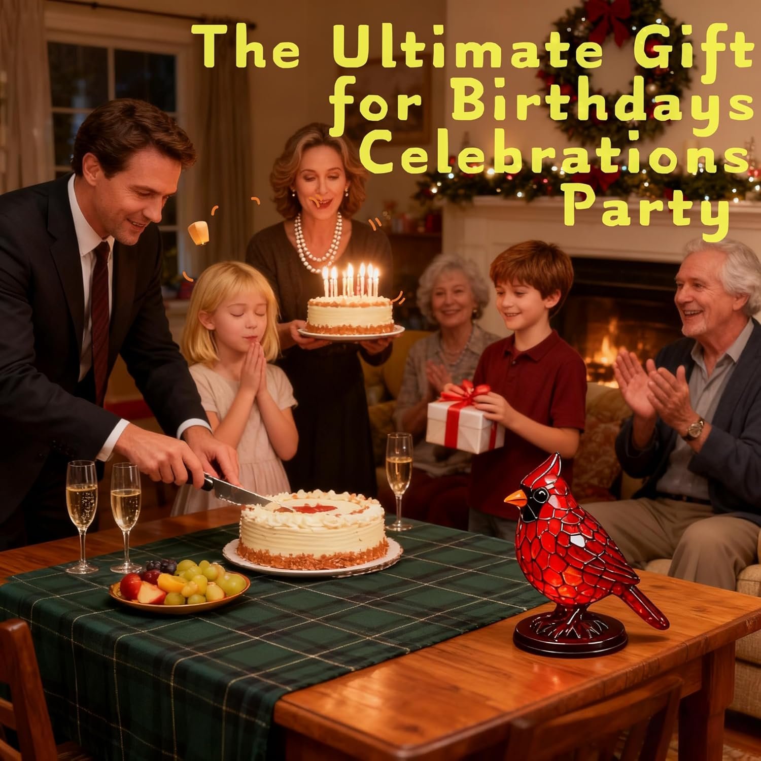 Creative Decor Cardinal Bird Light - Image 4