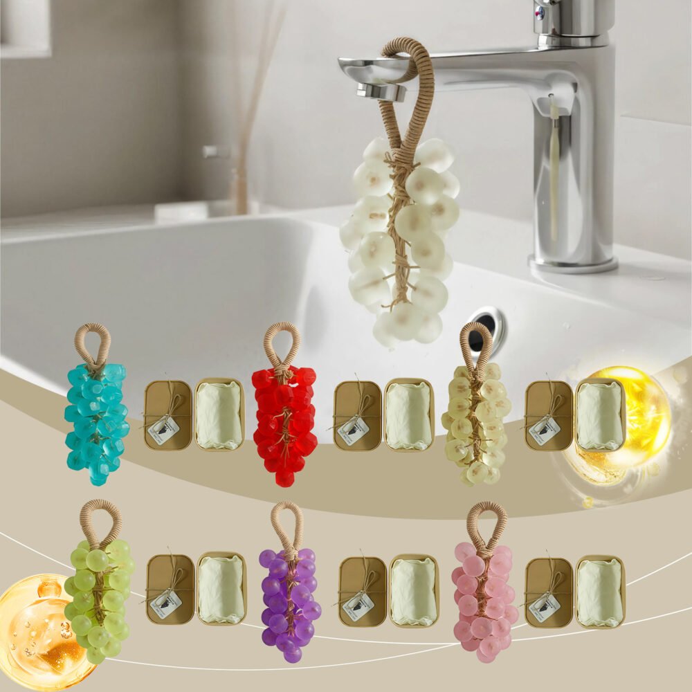 🔥LAST DAY 50% OFF🧼 Handmade DIY Decorative & Creative Grape Shape Soap