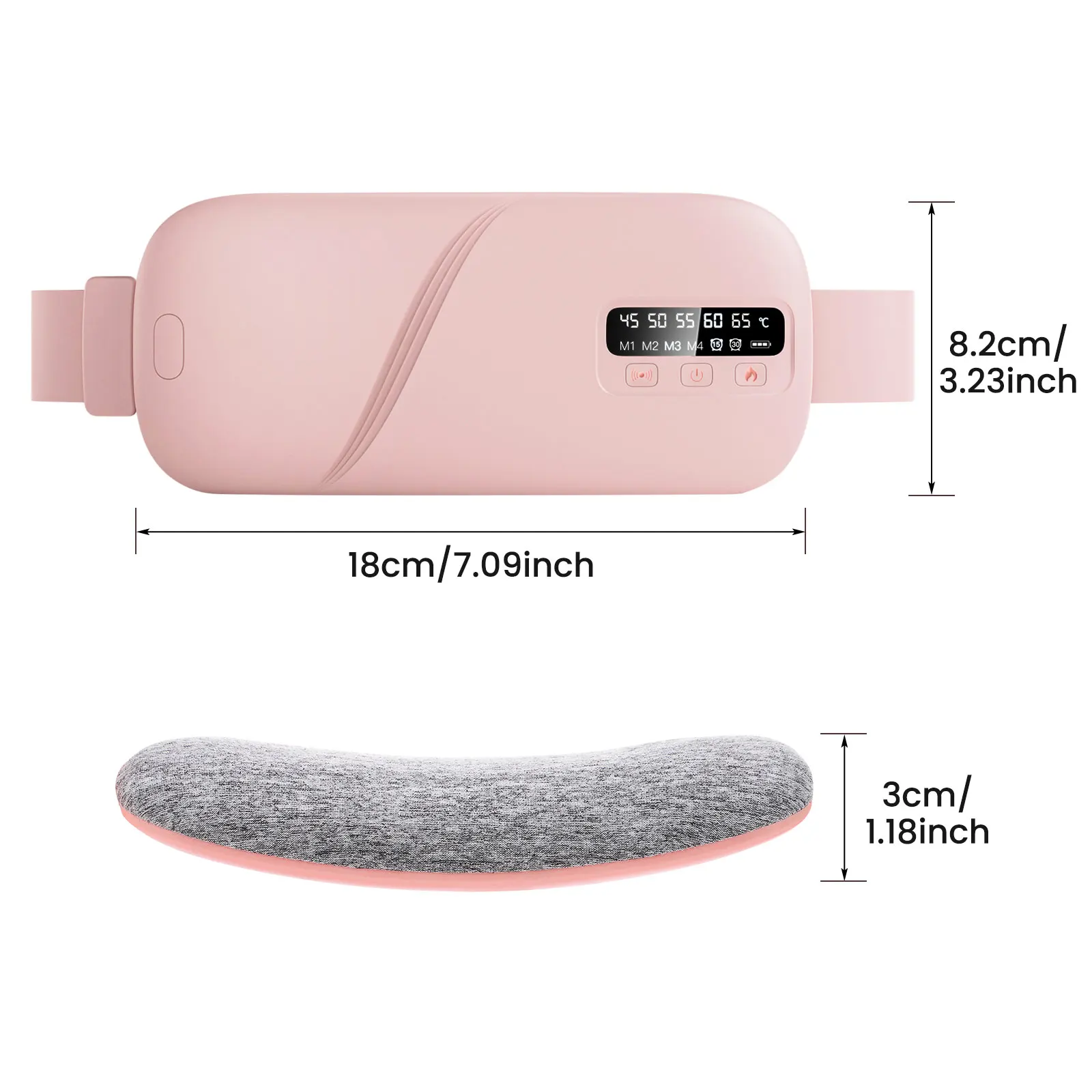 Women’s Period Pain Relief Belt Fast Heating & Massage for Menstrual, Stomach & Back Discomfort - Image 10