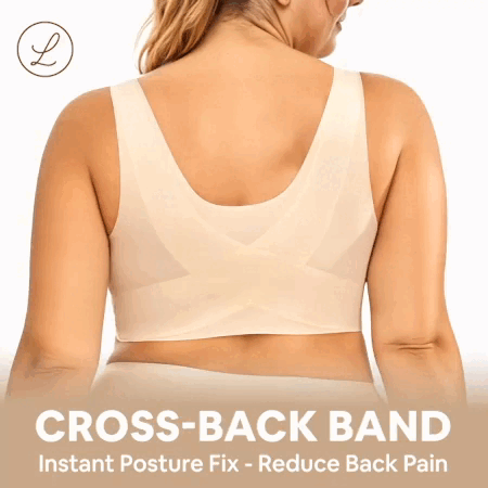 🔥2025 Hot Sale 49% OFF🔥 Seamless Front Buckle Cross Back Shaping Bra