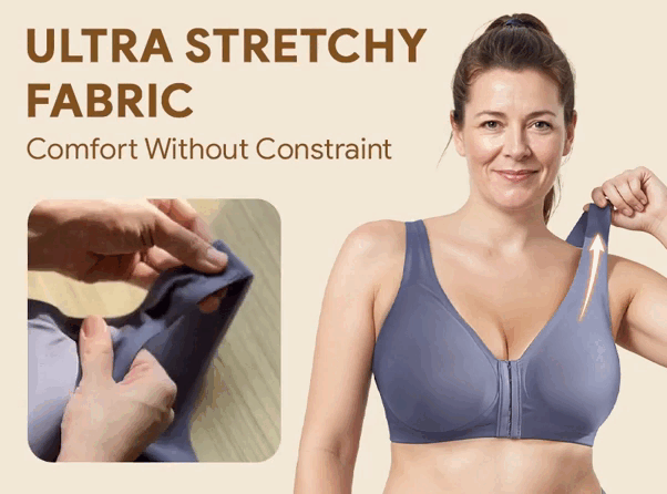 🔥2025 Hot Sale 49% OFF🔥 Seamless Front Buckle Cross Back Shaping Bra