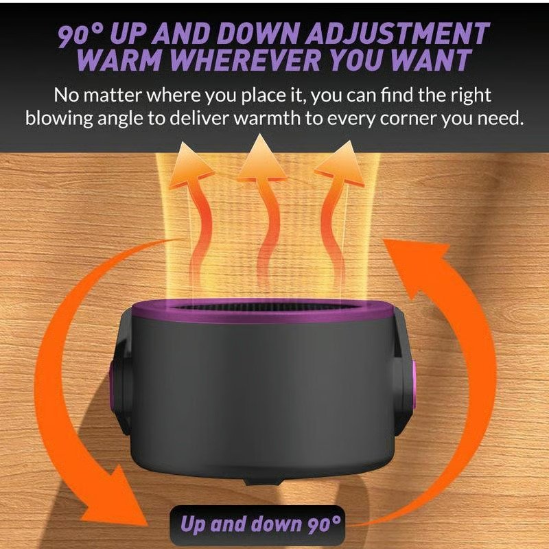 Outdoor & Desktop Mini Radiator Upgraded Electric Portable Heater - Image 8