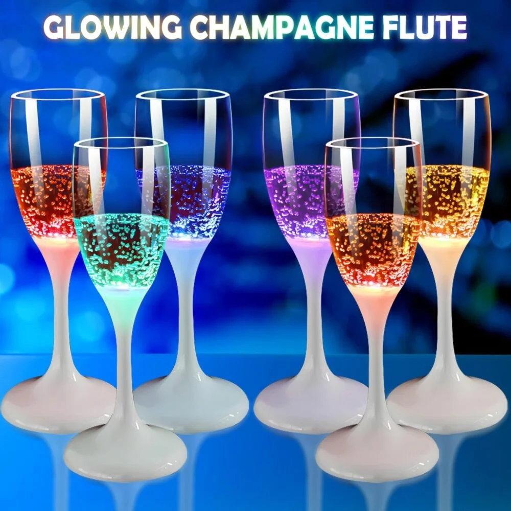 🍸✨ Luminous Glowing LED Wine Champagne Glass