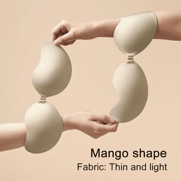 Invisible Adhesive Support Backless Push Up Bra - Image 5